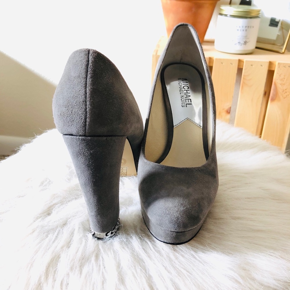 Michael Kors Suede Platform Pump